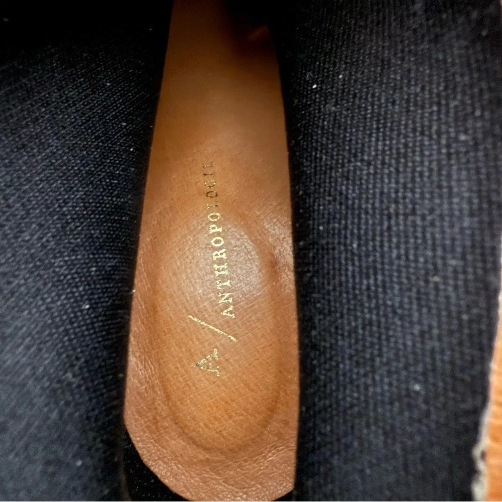 Anthropologie Maia Honey Ankle Boots